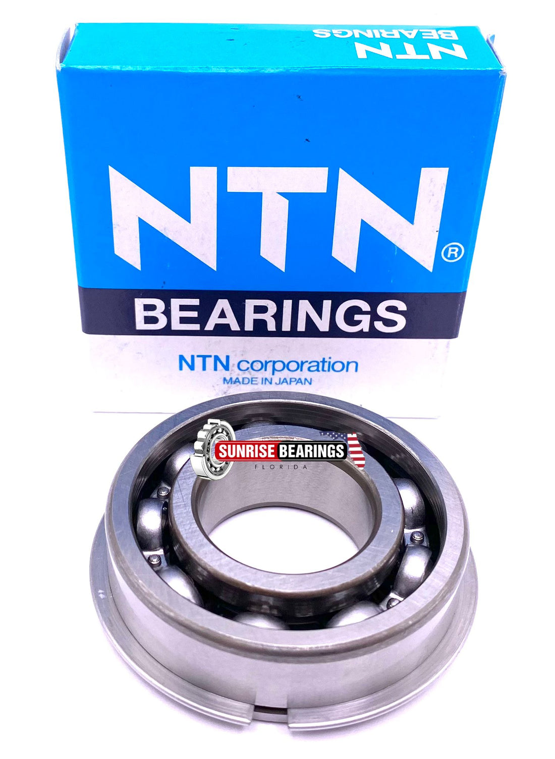 NTN Japan 6205 NR C3 Ball Bearing, Open Type + Snap Ring 25x52x15 mm