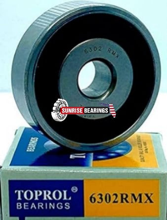 TOPROL 6302RMX Standar Bearing For Toyota/Lexus Pulley 4.0 Engine  10,2X42X13 mm