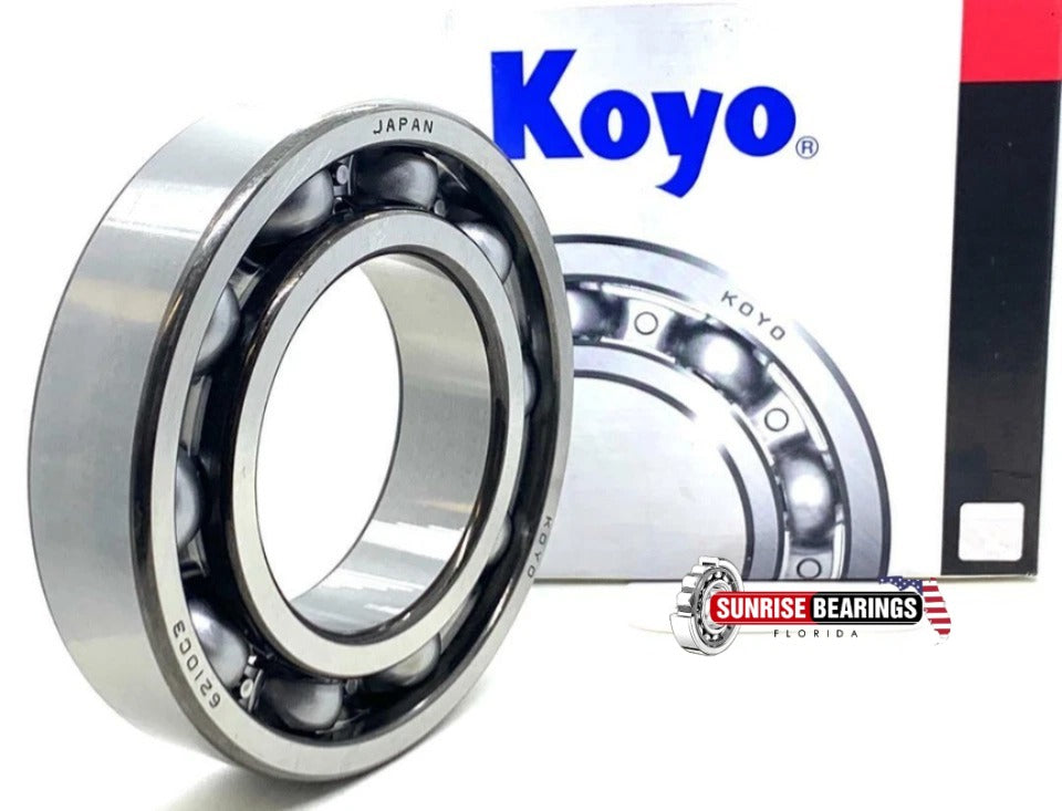 KOYO Japan 6210 RS Deep Groove Ball Bearing, Rubber Sealed,Open ONE SIDE 50x90x20 mm