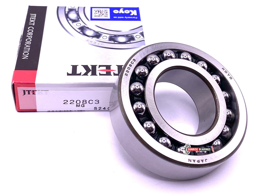 KOYO Japan 2208 C3 Self-Aligning Ball bering 40x80x23 mm