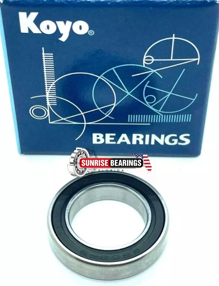 KOYO  6802 2RS Deep Groove Ball Bearing, Rubber Sealed 15x24x5 mm