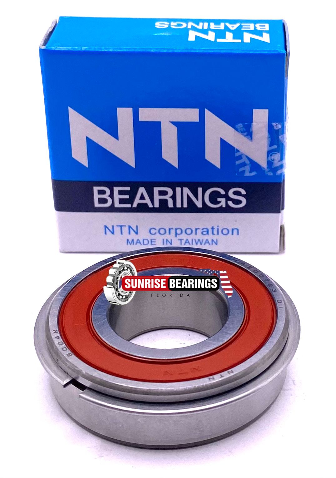 NTN  6004 LLU NR Ball Bearing, Rubber Seal + Snap Ring 20x42x12 mm