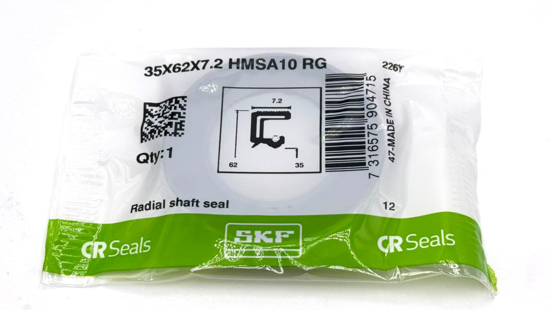 SKF 58x80x10 HMS10 RG Radial Shaft Oil-Seal Rubber, Duble Lip with Spring ring