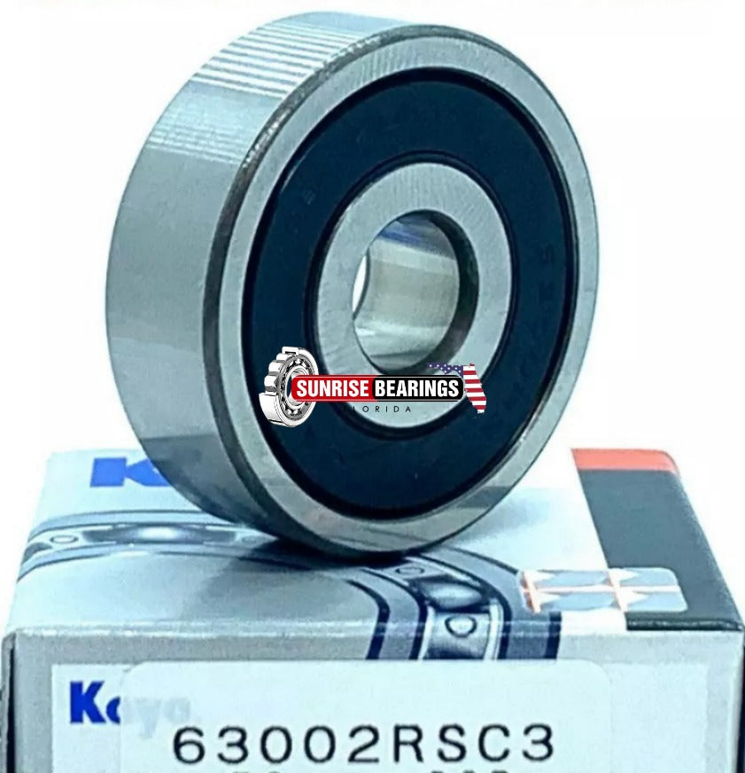 KOYO 6300 2RS C3 Deep Groove Ball Bearing, Rubber Sealed 10x35x11 mm