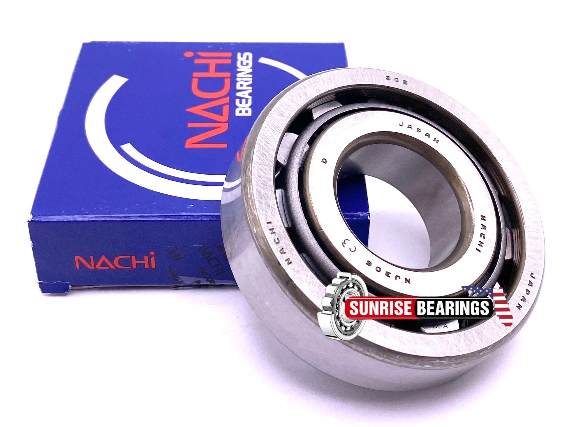 NACHI Japan NJ306 Cylindrical Roller Bearing 30x72x19 mm – Sunrise