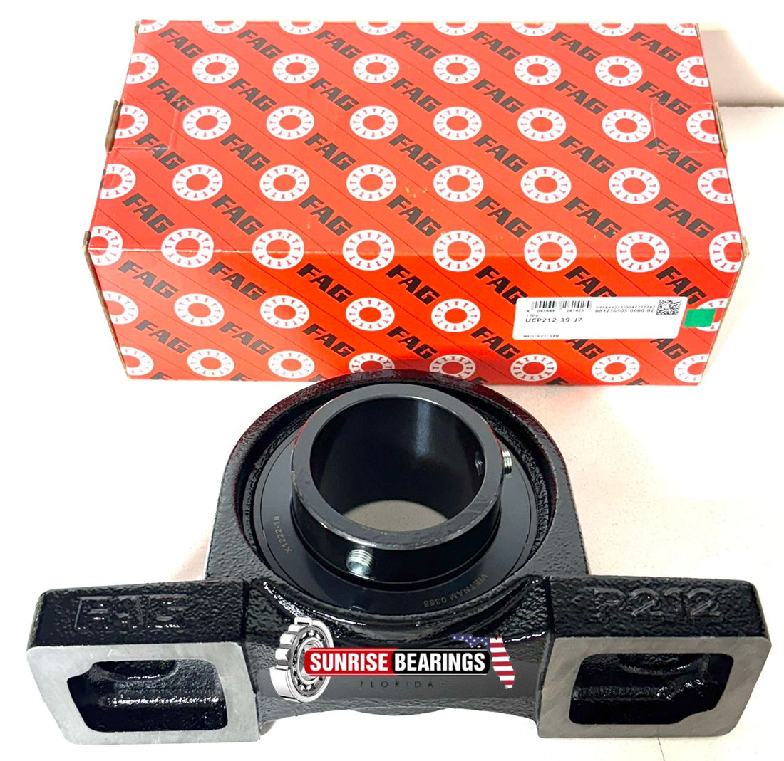 Cuscinetti A Sfera Con Supporto Set Cuscinetti Blocco Cuscini SpinCo UCP212- 39 Con Viti 2-7/16" - NP-39, P2B-SC-207 Cuscinetti A Blocco UCP212-39 - Foto 8