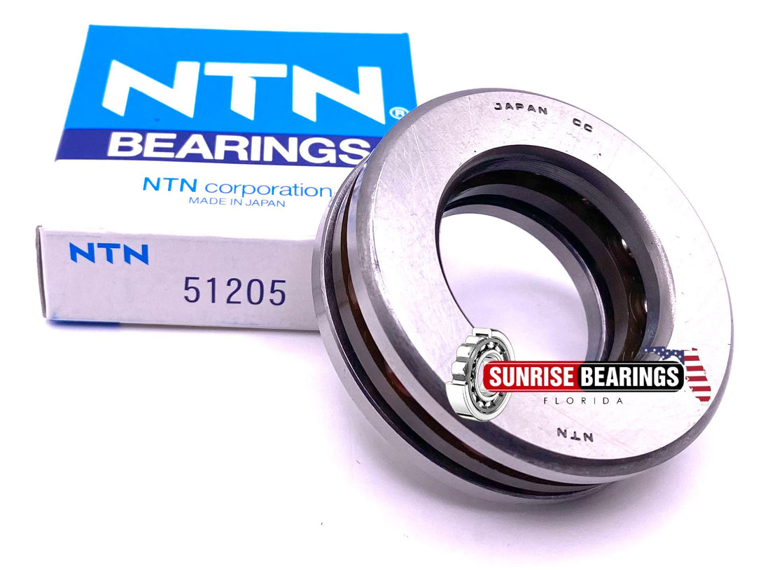 NTN Japan 51205 Axial Deep Groove Ball Bearing 25x47x15 mm