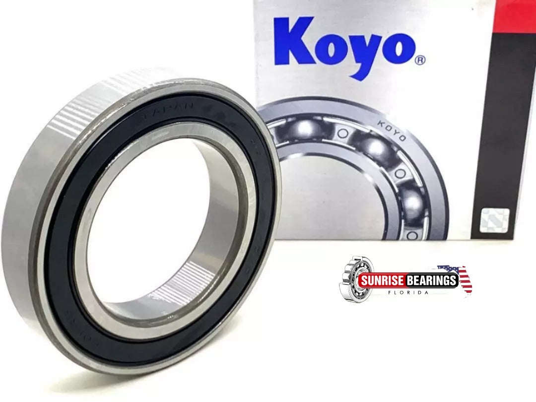 KOYO JAPAN 6011 2RS C3 Deep Groove Ball Bearing, Rubber Sealed 55x90x18 mm
