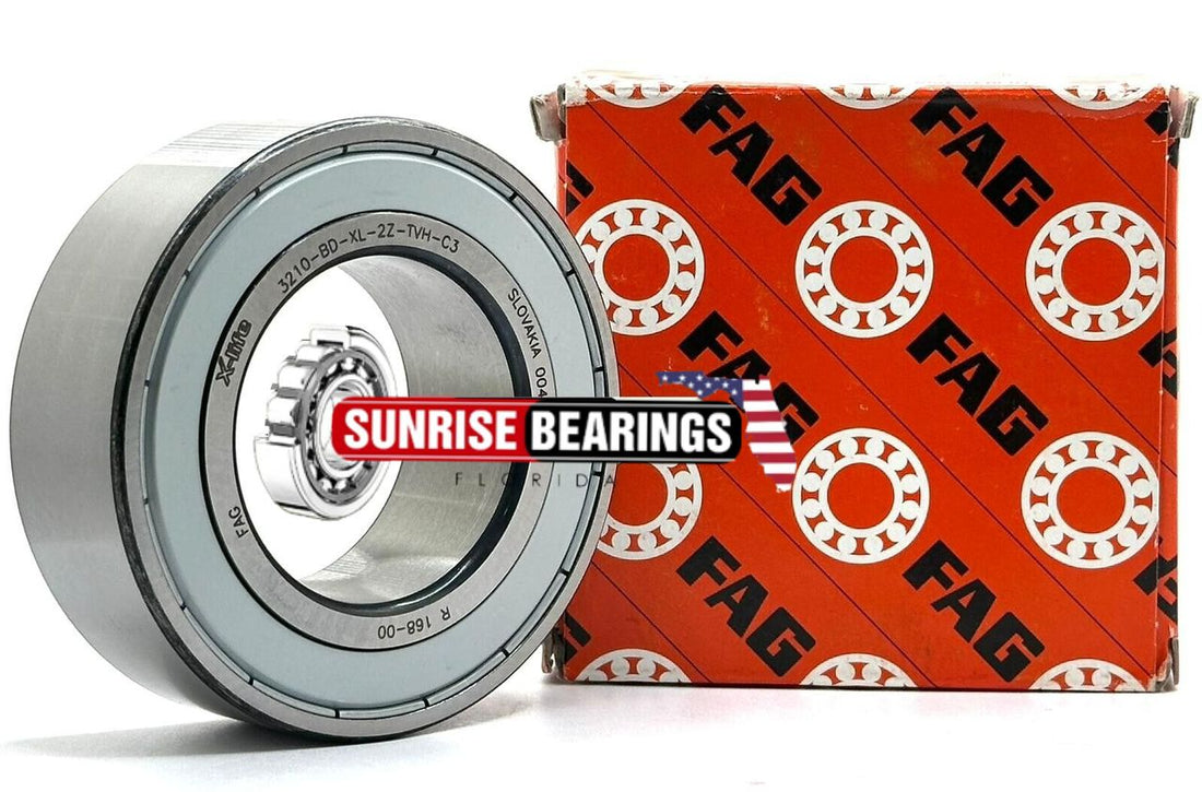 FAG  3210 Bd Xl Zz C3 Angular Contact Ball Bearing 50X90X30,2 Mm 5210-Zz