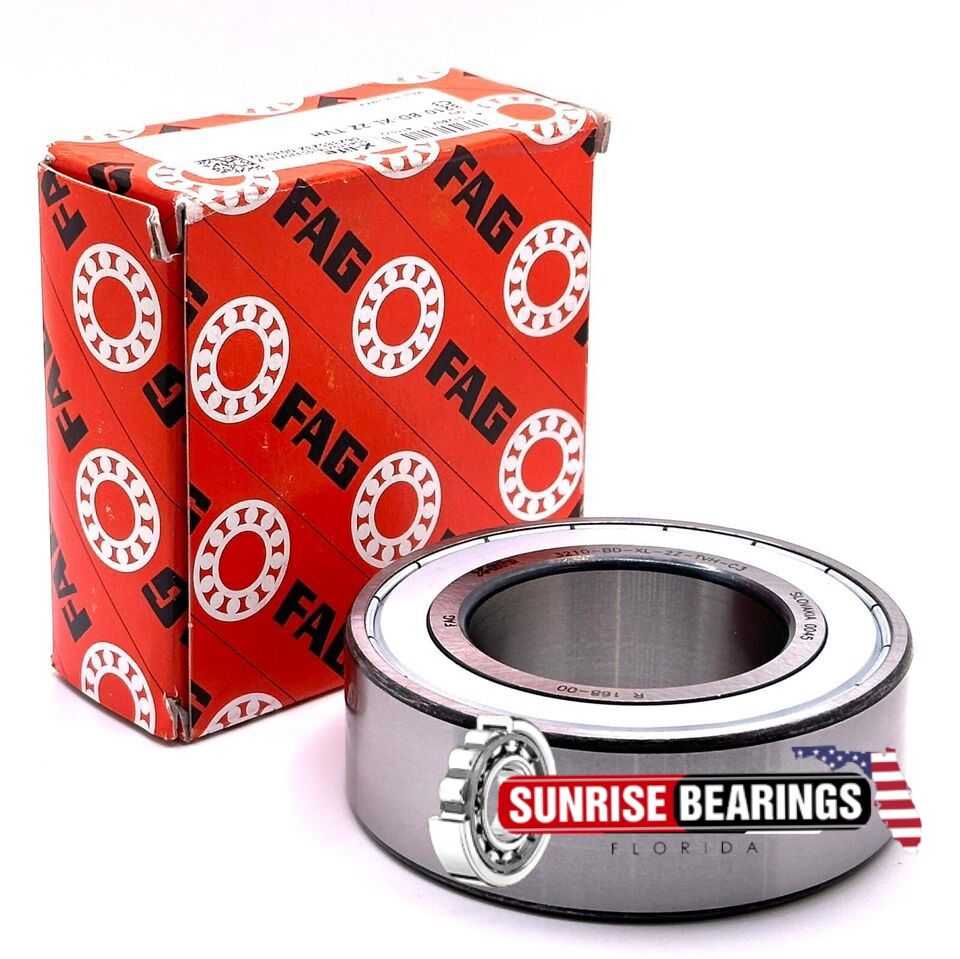 FAG  3210 Bd Xl Zz C3 Angular Contact Ball Bearing 50X90X30,2 Mm 5210-Zz
