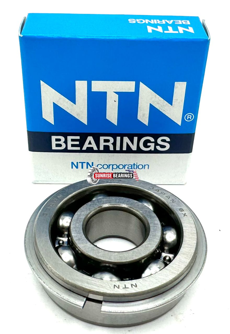 NTN 6303 NR BALL BEARING, OPEN TYPE + SNAP RING 17x47x14 mm