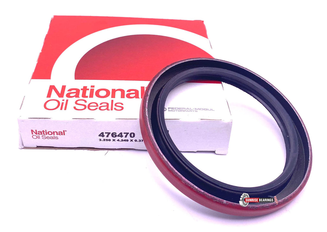 National 476470 Wheel Seal Oil Seals 3.250" x 4.254" x 0.375"