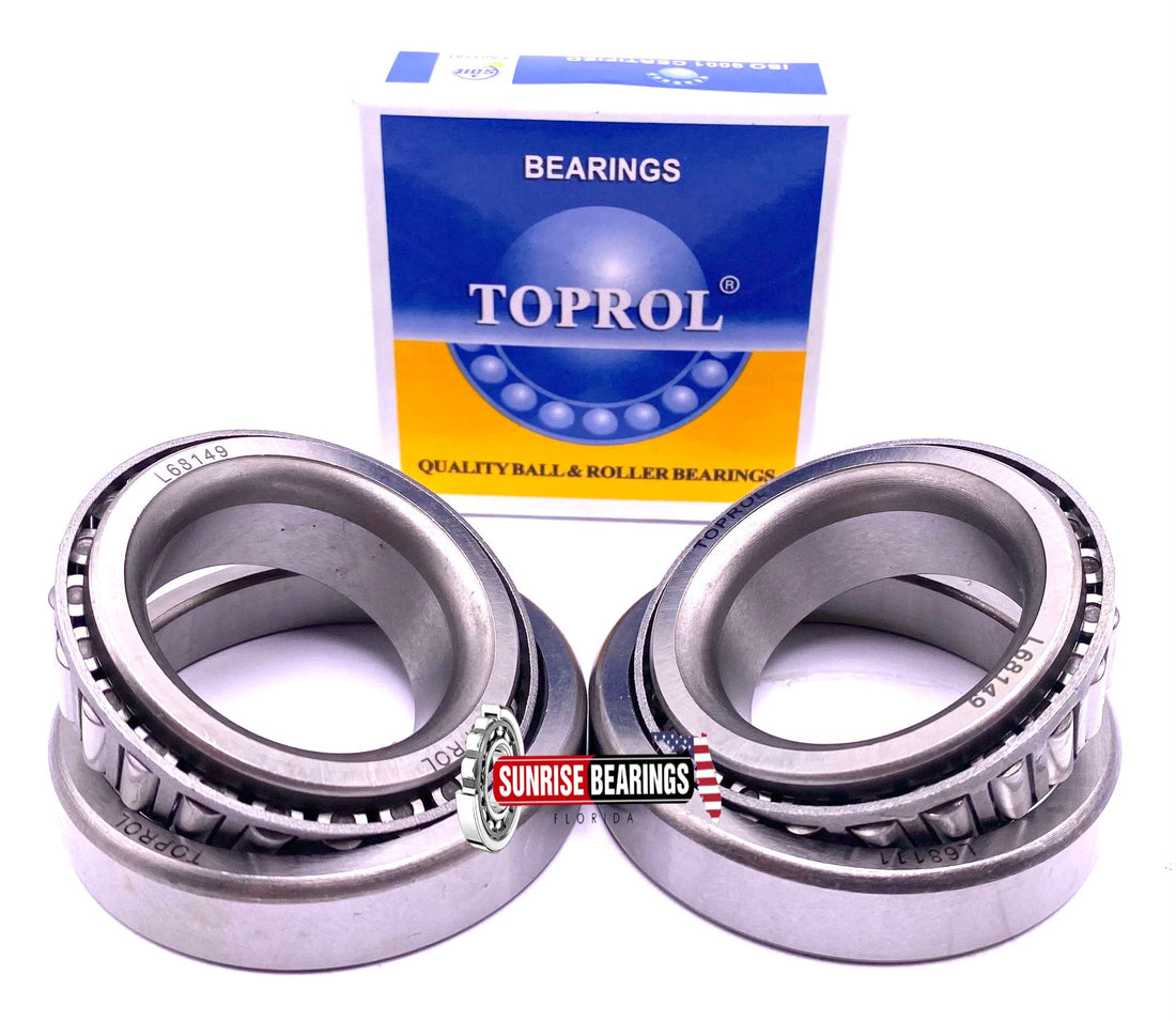 TOPROL L68149 L68111 Tapered Roller Bearing Cup and Cone Set SET17, Set of 2