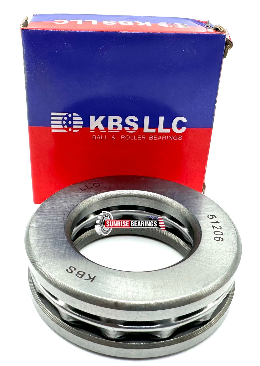 KBS 51206 THRUST BALL BEARING 30x52x16 mm