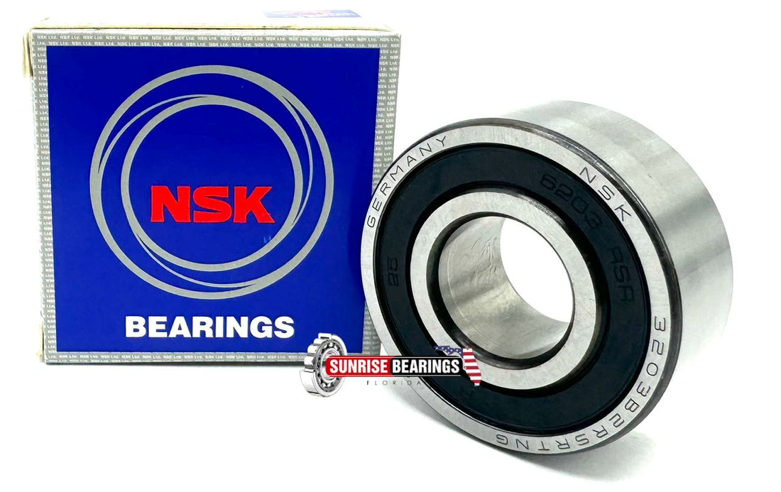 NSK Germany 5203 Rs / 3203 Rs Angular Contac Ball Bearing 17X40X17.5 mm