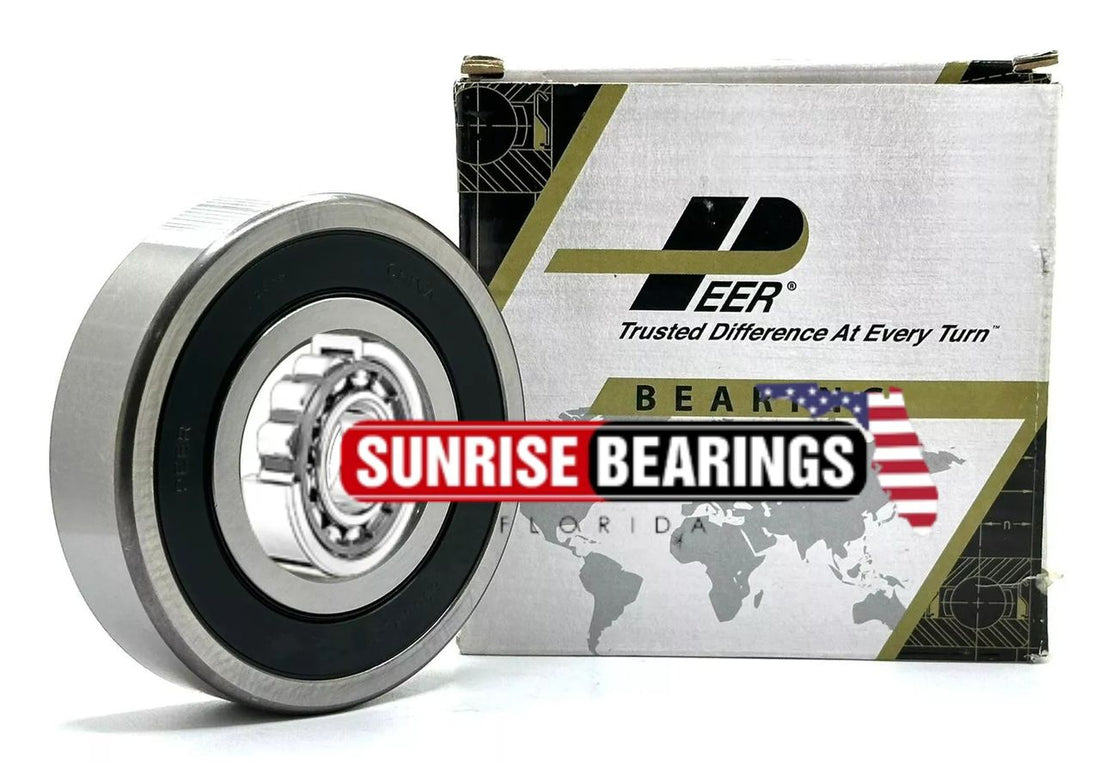 PEER 6308 2RS DEEP GROOVE BALL BEARING, RUBBER SEALED 35x62x14 mm