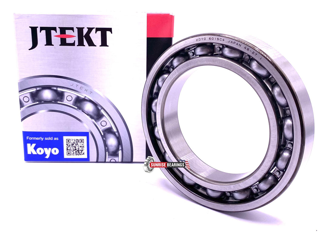 KOYO 6015 C4 Deep Groove Ball Bearing, Open Type, No Seals 75x115x20 mm