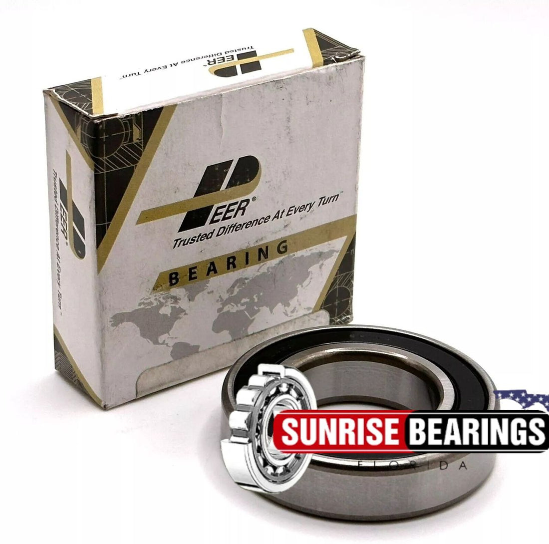 PEER 6306 2RS C3 DEEP GROOVE BALL BEARING, RUBBER SEALED 30x72x19 mm