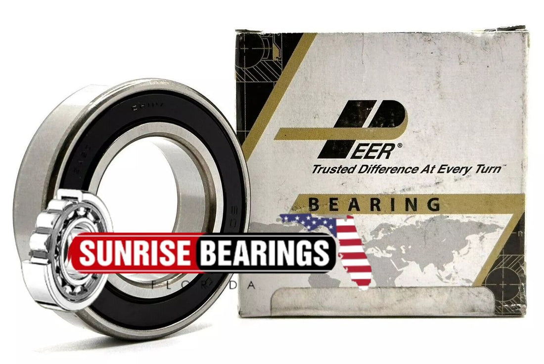 PEER 6309 2RS DEEP GROOVE BALL BEARING, RUBBER SEALED 45x100x25 mm