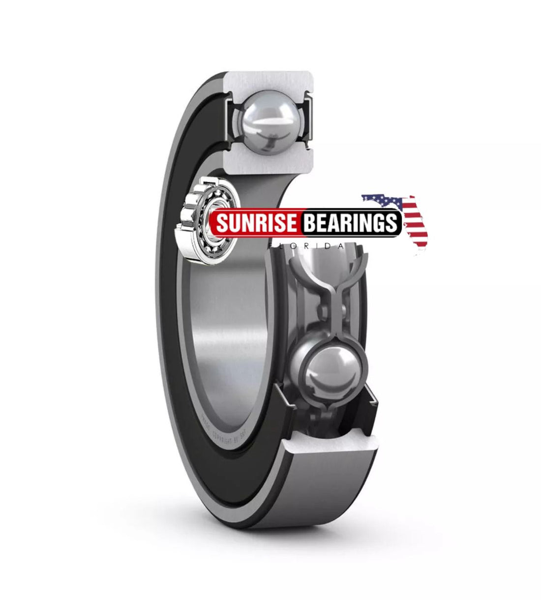 SKF 6019 2RS1 Deep Groove Ball Bearing, Rubber Sealed 95x145x24 mm