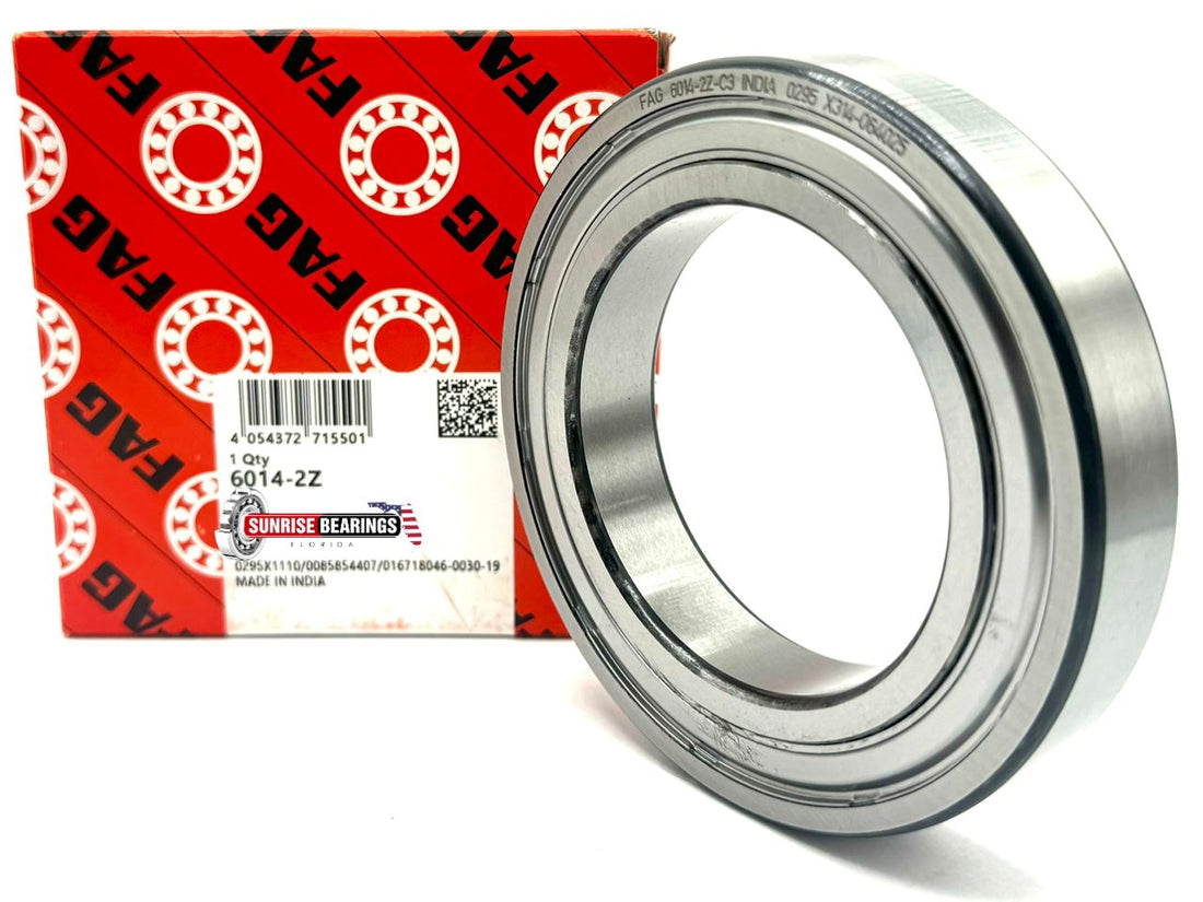 FAG - Deep groove ball bearings 6014 -2Z-C3