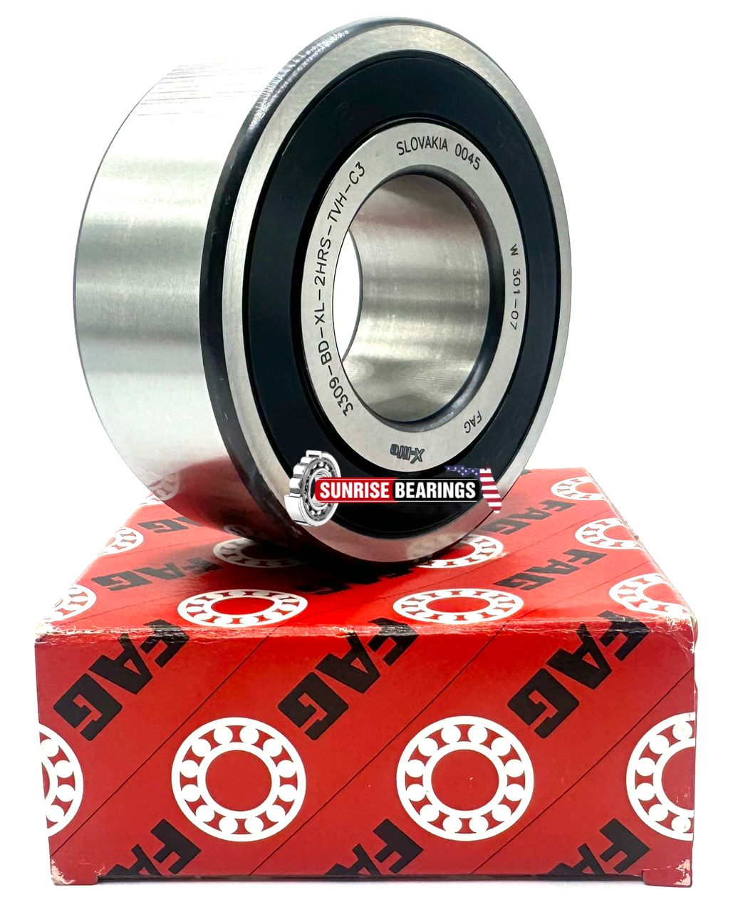 FAG - Angular contact ball bearings 3309 -BD-XL-2HRS-C3
