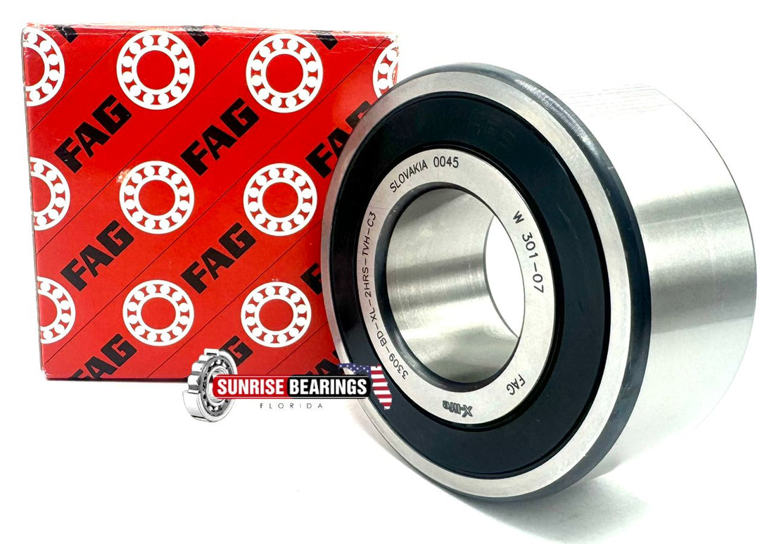 FAG - Angular contact ball bearings 3309 -BD-XL-2HRS-C3