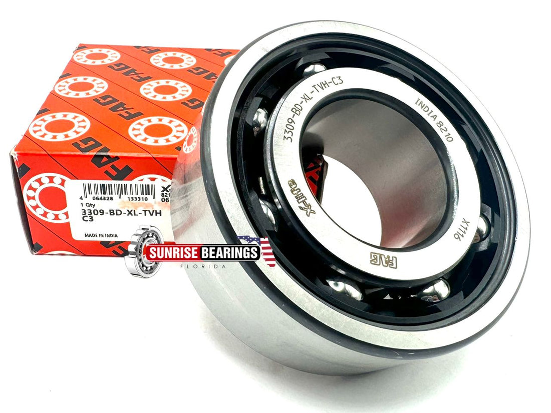 FAG 3309 BD XL TVH C3 ANGULAR CONTACT BALL BEARING 45x100x39.7 mm