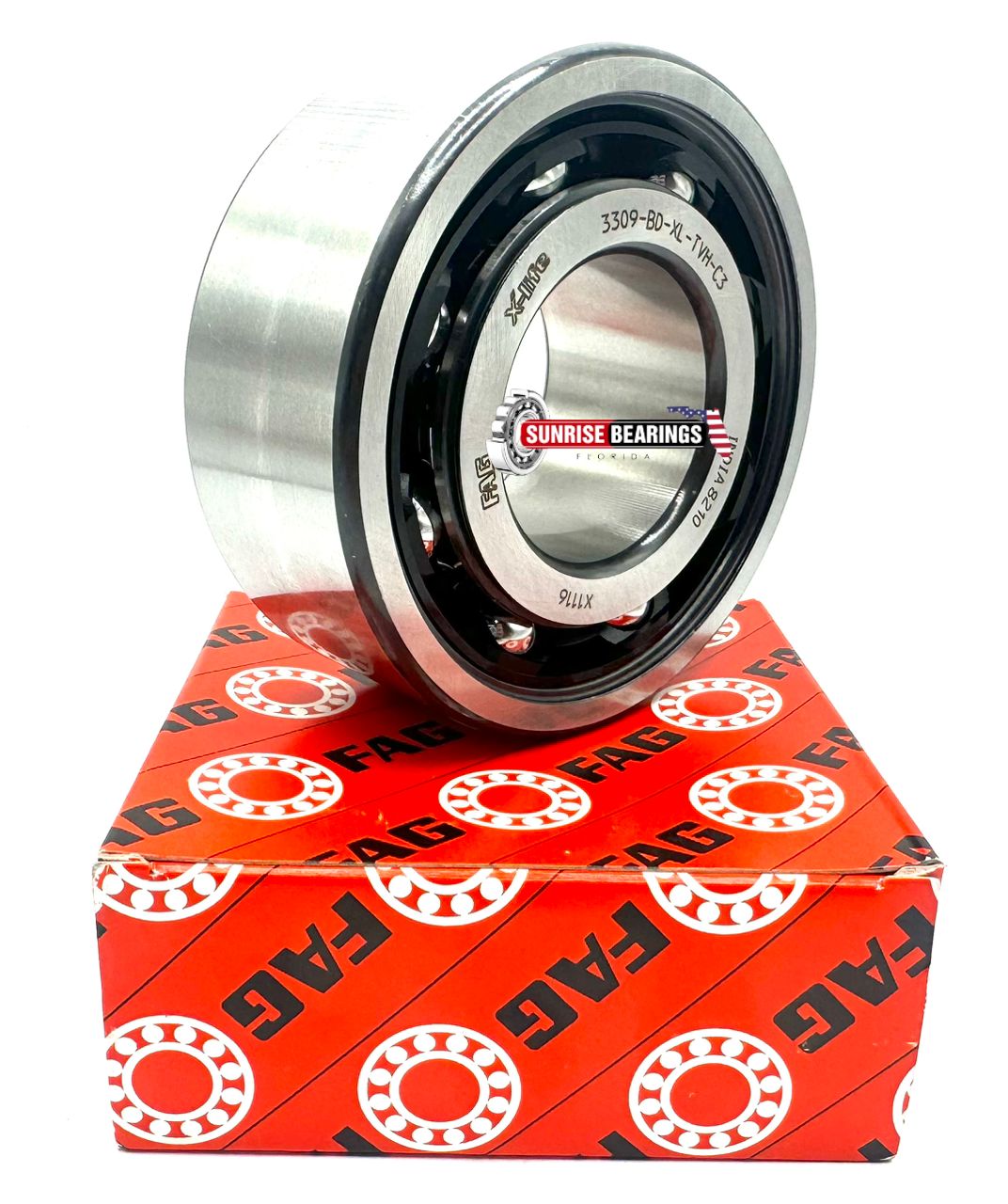FAG 3309 BD XL TVH C3 ANGULAR CONTACT BALL BEARING 45x100x39.7 mm
