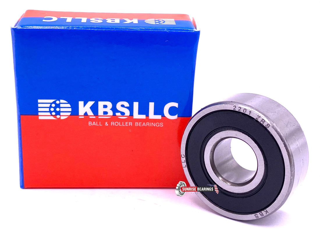 KBS 2201 2RS Double Row Self-Aligning Ball Bearing 12x32x14 mm