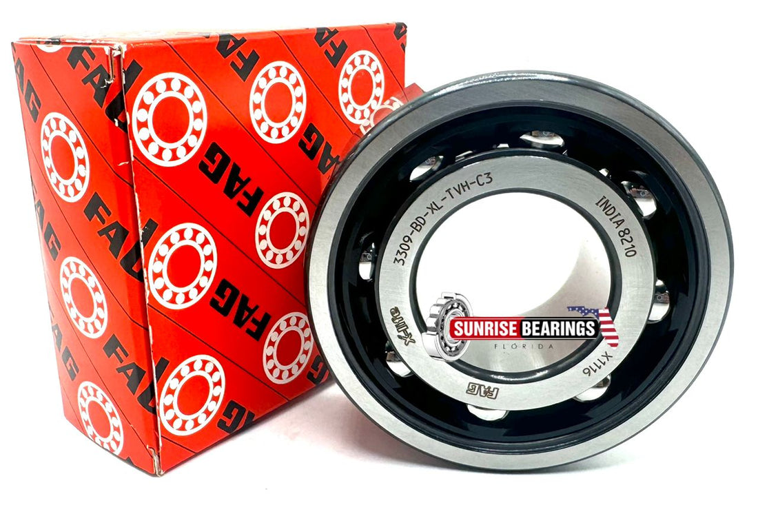 FAG 3309 BD XL TVH C3 ANGULAR CONTACT BALL BEARING 45x100x39.7 mm