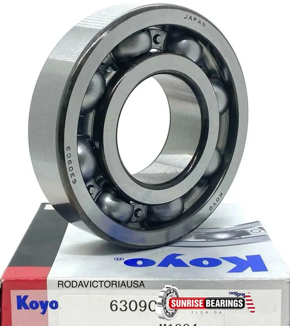 KOYO Japan 6309  Deep Groove Ball Bearing, Open Type, No Seals 45x100x25 mm