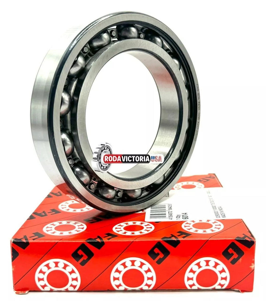 Fag 6014 C4 Deep Groove Ball Bearing, Open Type, No Seals 70X110X20 Mm