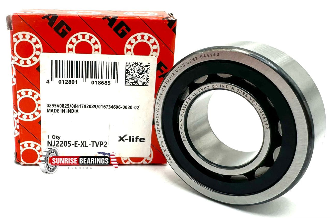 FAG  NJ2205 E XL TVP2 Cylindrical Roller Bearing 25x52x18 mm