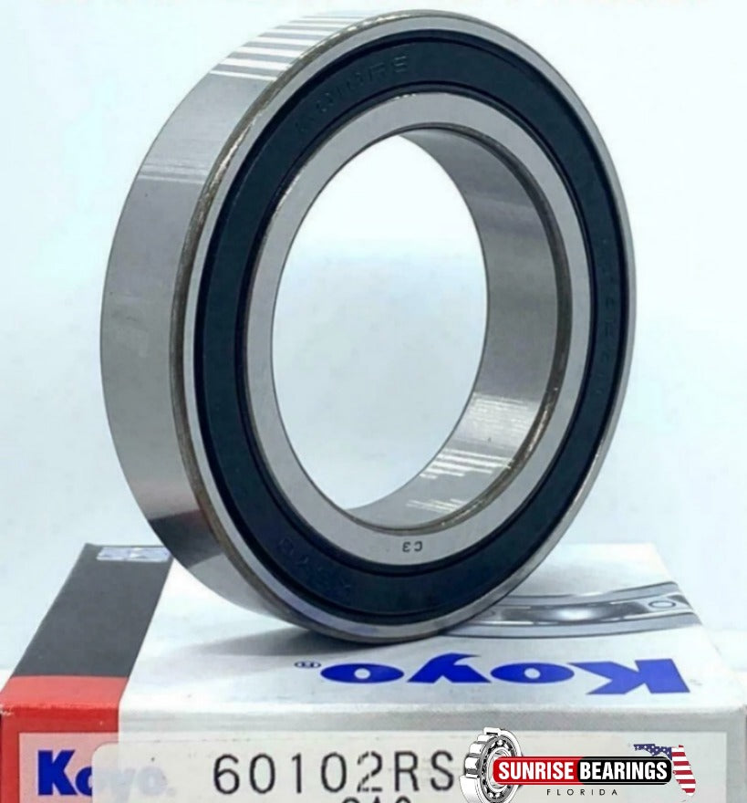 KOYO 6010 2RS  Deep Groove Ball Bearing, Rubber Sealed 50x80x16 mm
