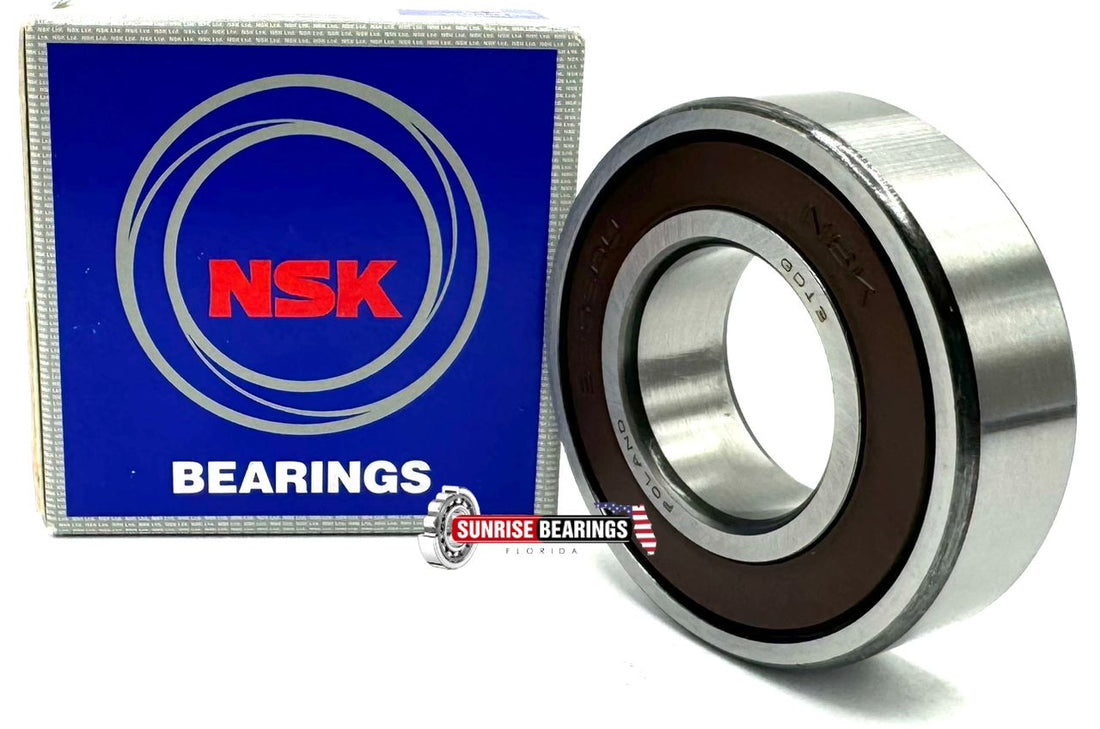 NSK 6205 DDU C4 DEEP GROOVE BALL BEARING, RUBBER SEALED 25x52x15 mm 6205 2RS