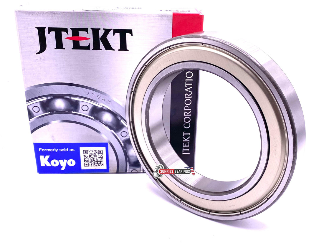 KOYO Japan 6020 ZZ Deep Groove Ball Bearing, Metal Shielded 100x150x24 mm