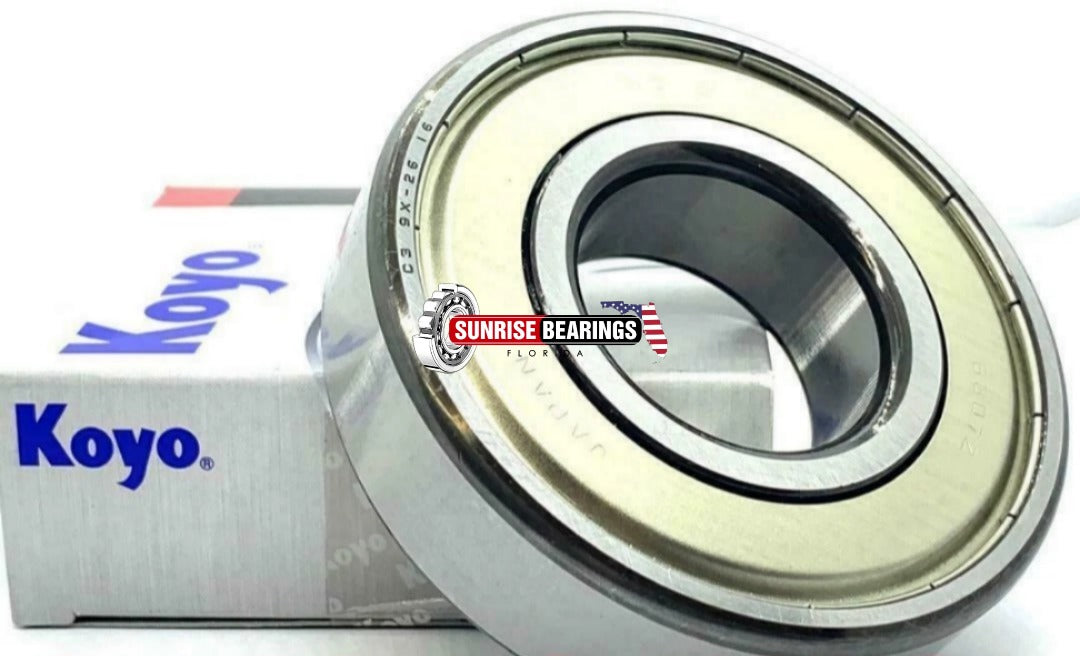 KOYO Japan 6307 ZZ Deep Groove Ball Bearing, Metal Shielded 35x80x21 mm
