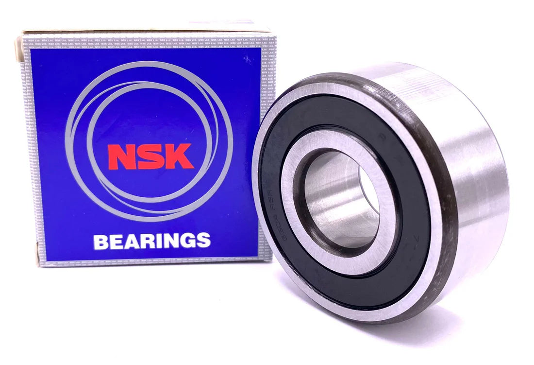 NSK 3304B 2RSRTNG C3 Angular Contact Ball Bearing, Rubber Sealed 20x52x22.2 mm
