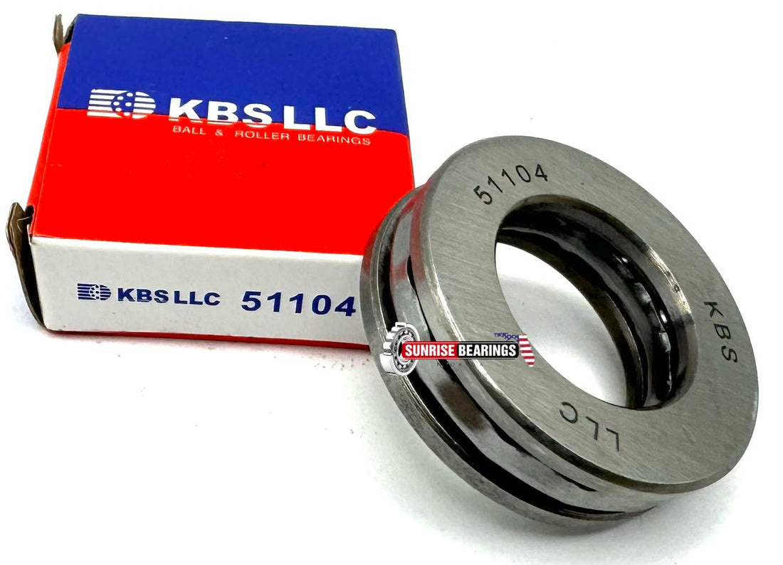 KBS 51104 AXIAL DEEP GROOVE BALL BEARING 20x35x10 mm