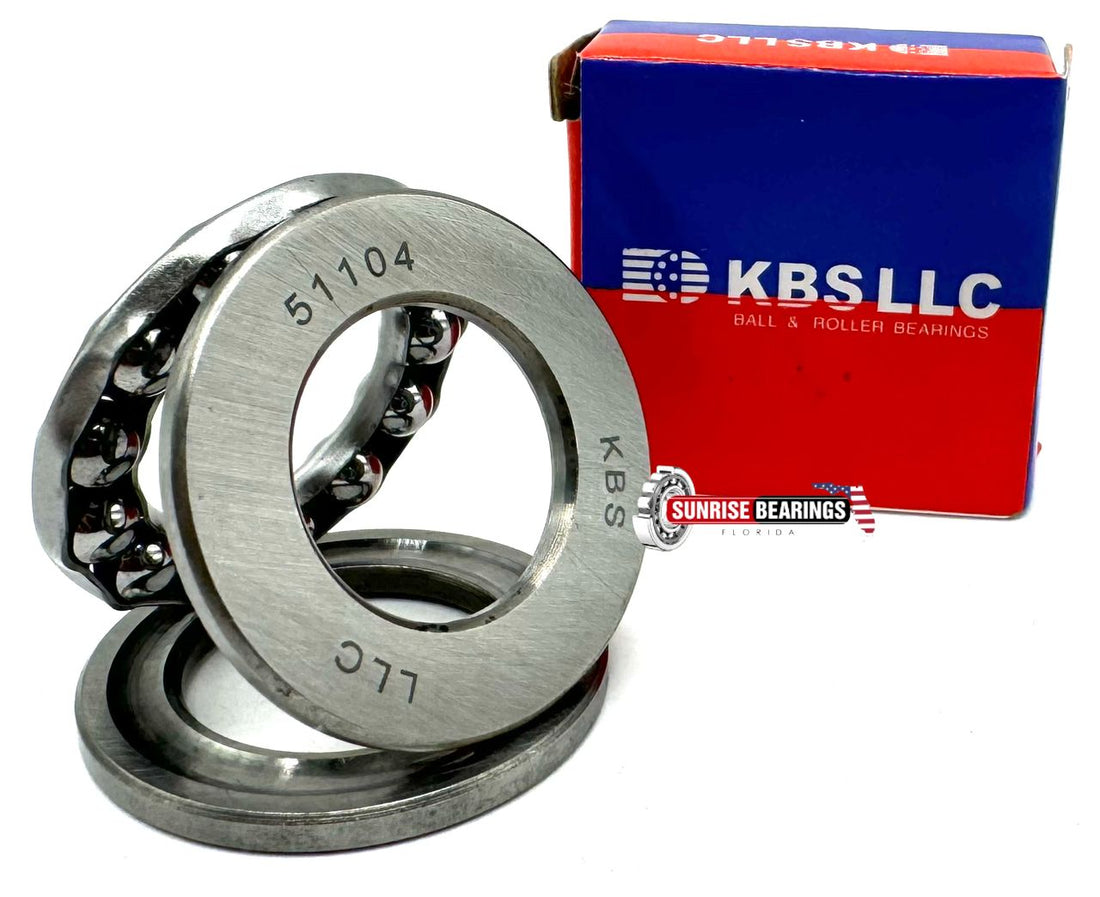 KBS 51104 AXIAL DEEP GROOVE BALL BEARING 20x35x10 mm