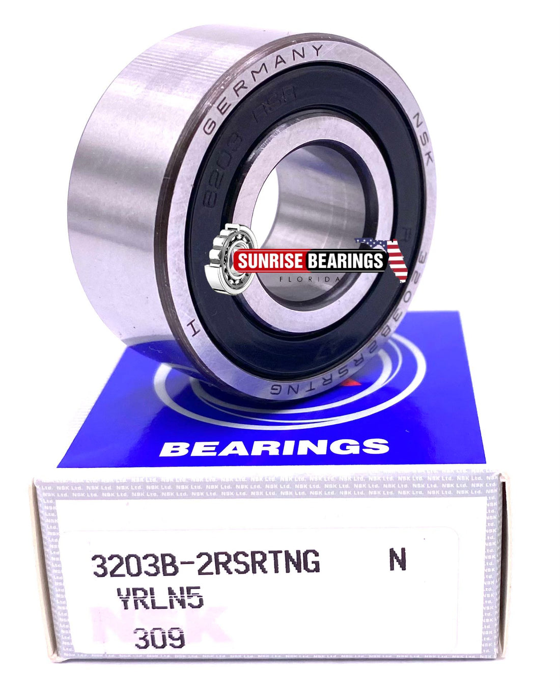 NSK 3203 B-2RSTNG Angular Contact Ball Bearing BD17-31 5203 2RS 17x40x17.5 mm
