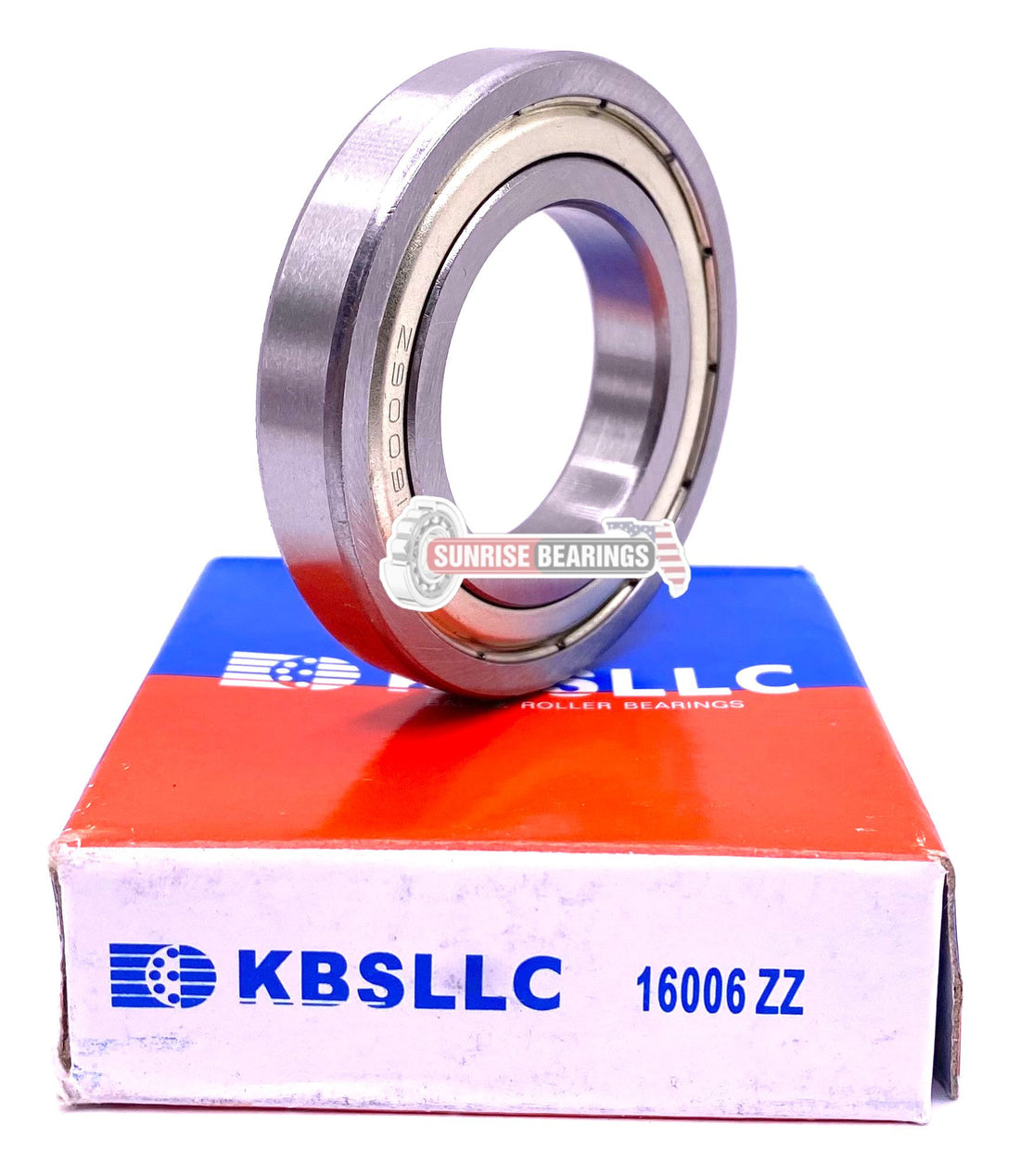 KBS 16006 ZZ Deep Groove Ball Bearing, Metal Shielded 30x55x9 mm