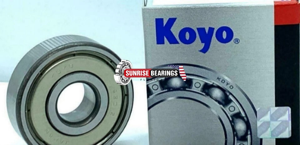 KOYO 6301 ZZ Deep Groove Ball Bearing, Metal Shielded  12x37x12 mm