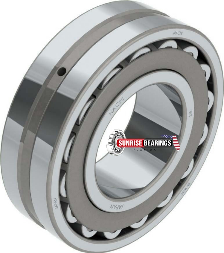 NACHI Japan 22208 EXQW33 C3 Spherical Roller Bearing 40x80x23 mm