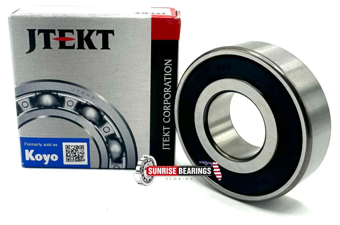 KOYO Japan 6203 2RS C3 Deep Groove Ball Bearing, Rubber Sealed 17x40x12 mm