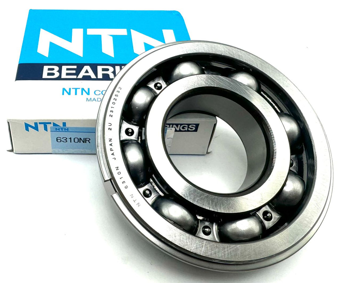 NTN JAPAN 6310 NR BALL BEARING, OPEN TYPE, NO SEALS + SNAP RING 50x110x27 mm