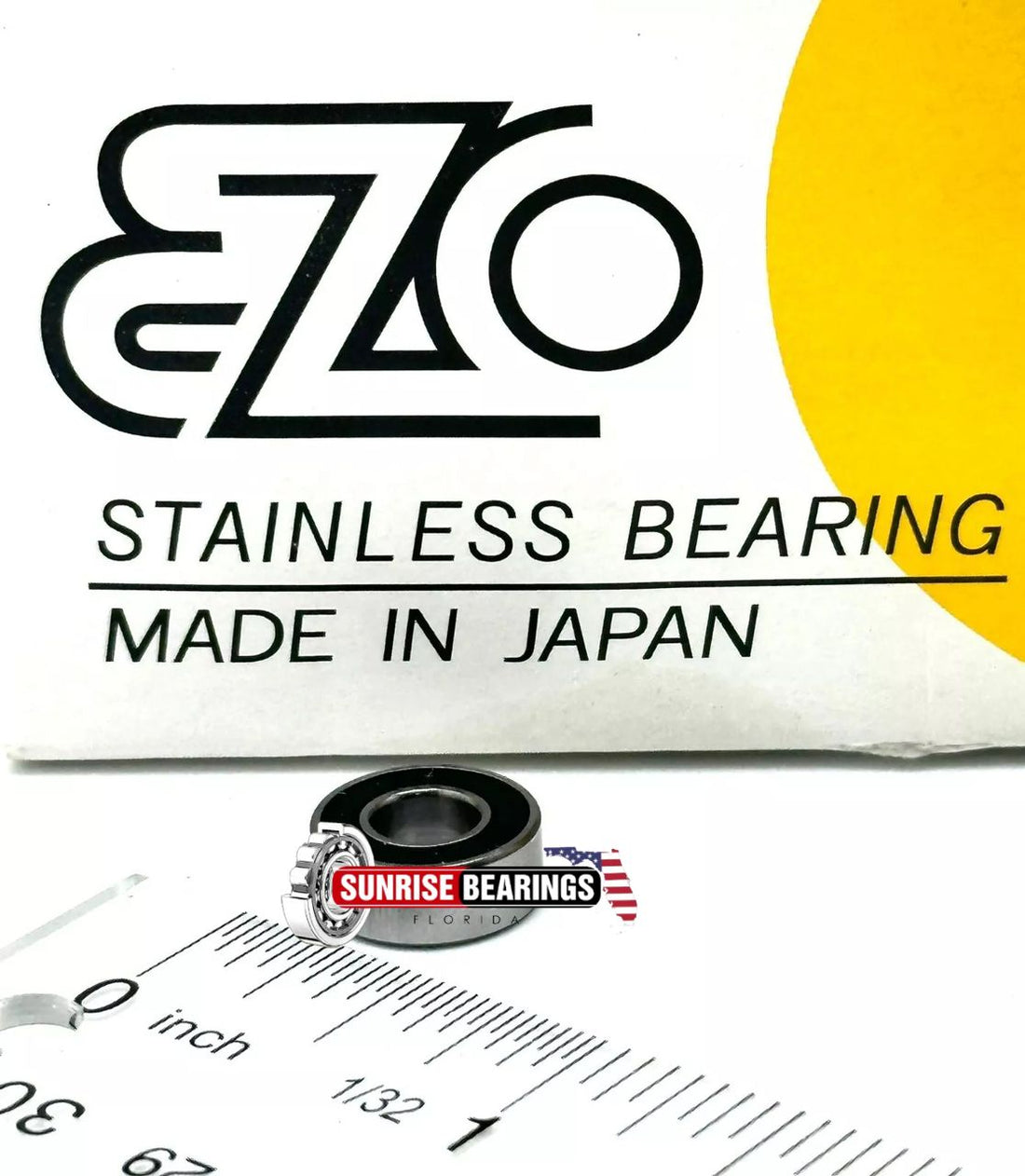 EZO JAPAN 699 2RS DEEP GROOVE BALL BEARING, RUBBER SEALED 9x20x6 mm