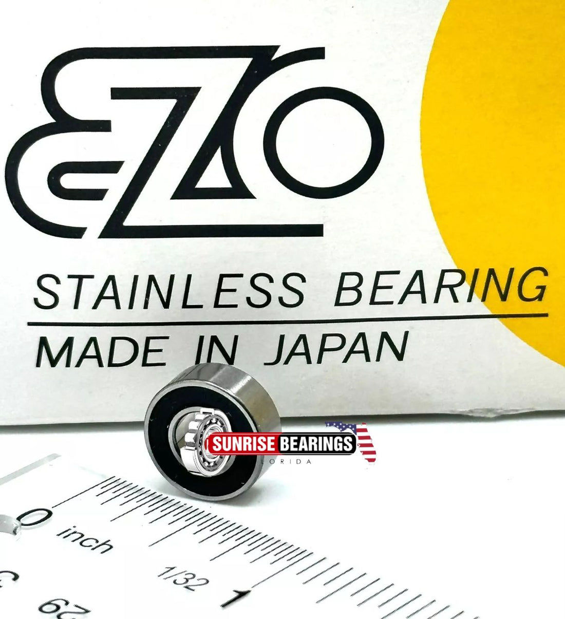 EZO JAPAN 699 2RS DEEP GROOVE BALL BEARING, RUBBER SEALED 9x20x6 mm