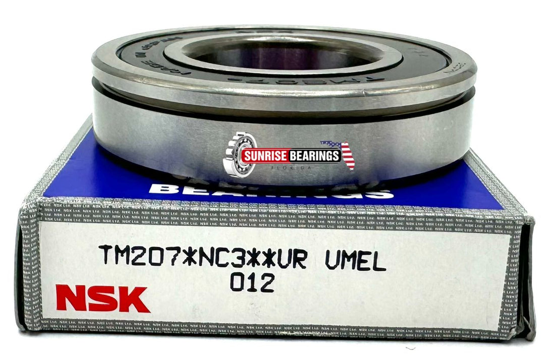 Nsk Tm207 N C3 Ball Bearing, Open Type, No Seals + Snap Ring 6207 N 35X72X17 mm